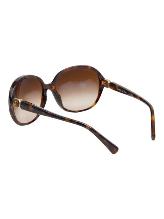 Chanel CC Logo a Brown Plastic 1- Eyewear main image 5